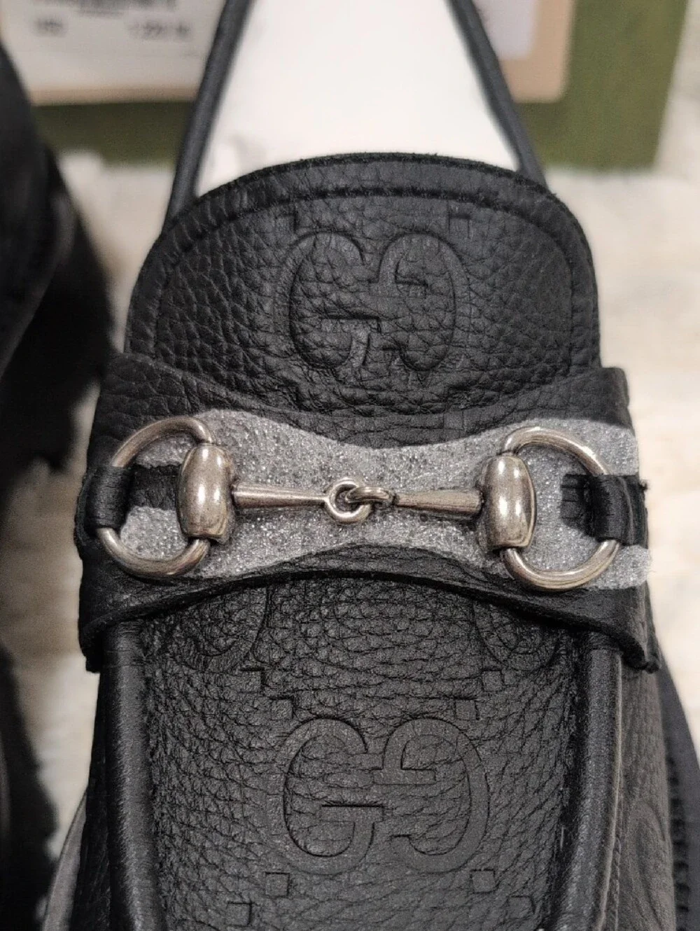 Gucci black leather
